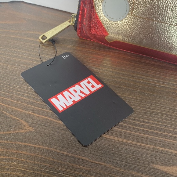 Loungefly Marvel pop Iron Man Cosplay  nwt Pop! Zip Around Wallet - Picture 3 of 15